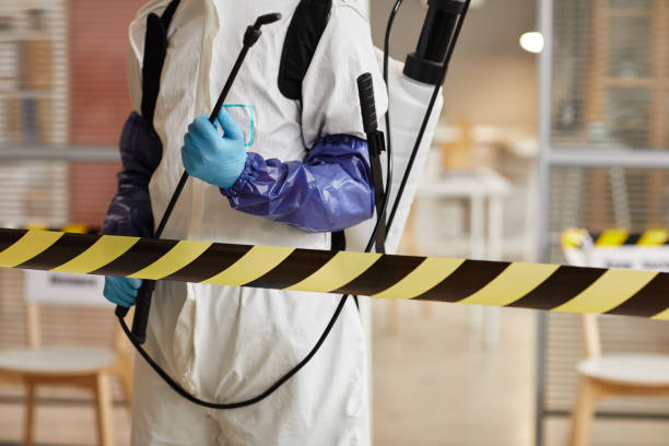 Professional Hoarding Cleanup technician working in Englewood Cliffs, NJ
